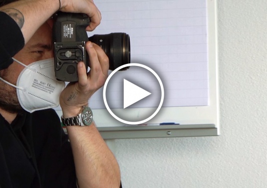 Making-Of-Film zum Fotoshooting für den Geschäftsbericht 2020 der Lindenhofgruppe