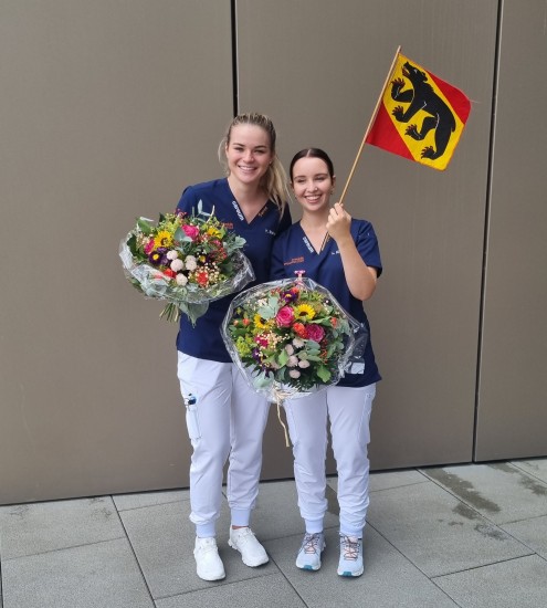 Yara Steiner und Louisa Kistler gehören zu den besten Fachfrauen Gesundheit der Schweiz
