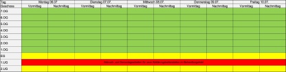 Kalenderwoche 28 - 6. bis 10. Juli 2026