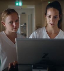 Mitarbeitende der Lindenhofgruppe im Zentrum