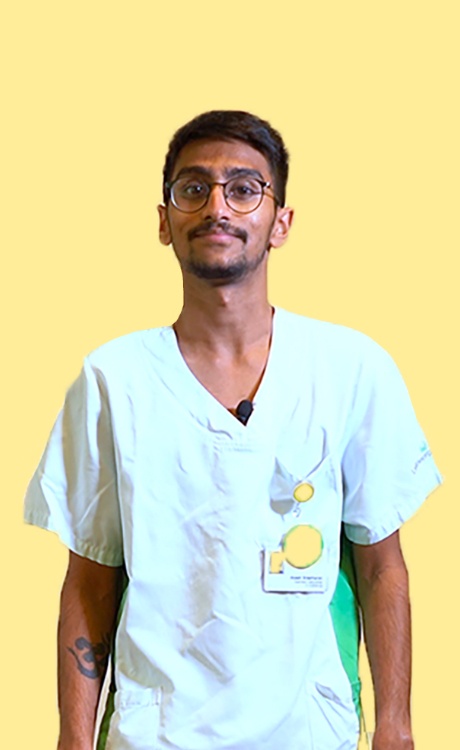 Akash Sreetharan – Lernender Fachmann Gesundheit